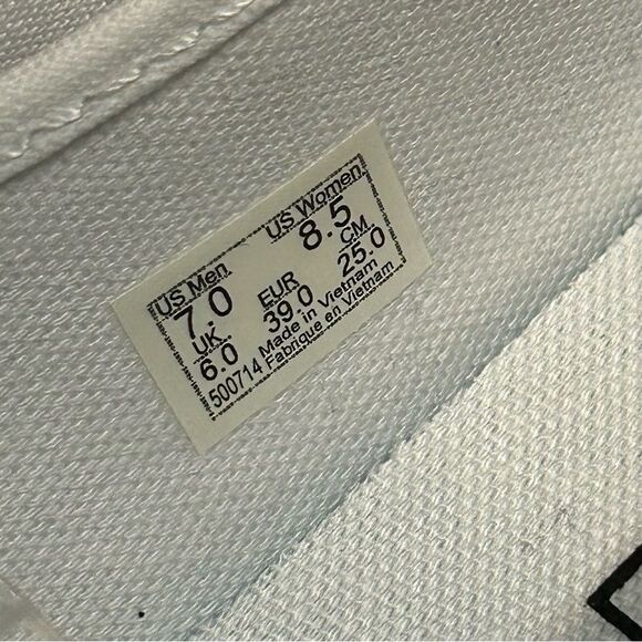 VANS Mary Jane white shoes sneakers women’s 8.5 new - Picture 3 of 7